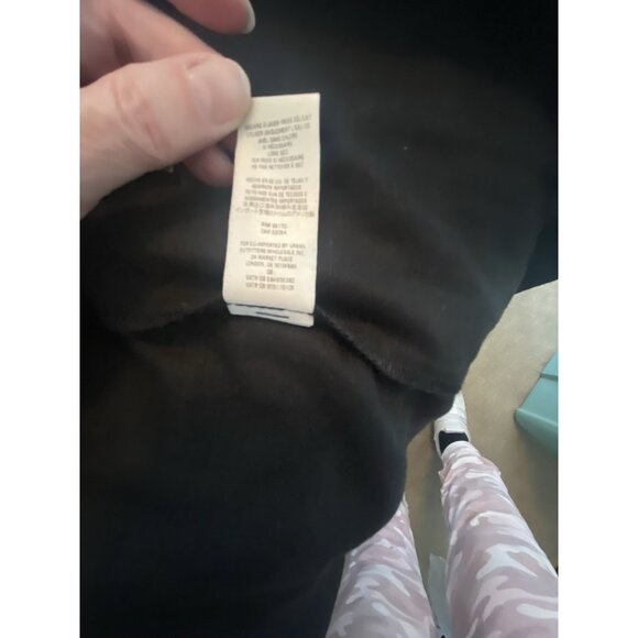 Free People Blazer Women's Black Double Breasted Linen Blend Jacket Sz XS Preppy - Picture 6 of 16